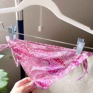 Naf naf french Pink Paisley women Bikini Bottom Medium